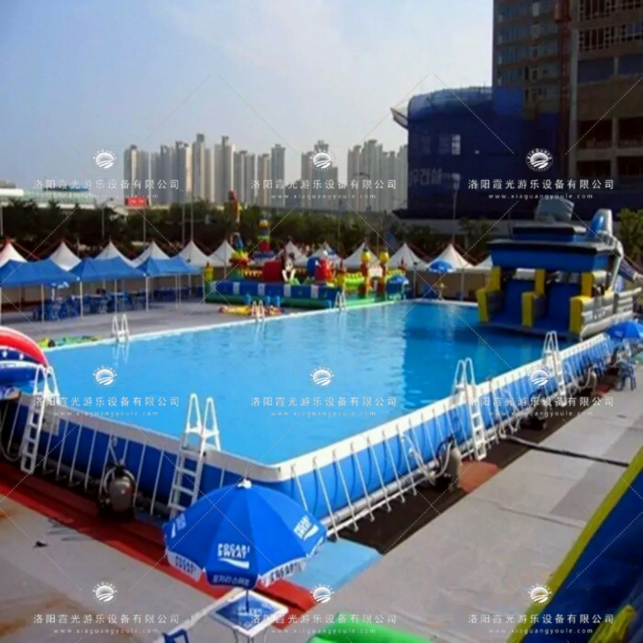 张家川广告支架游泳池